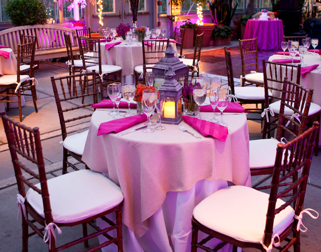 Styled party table